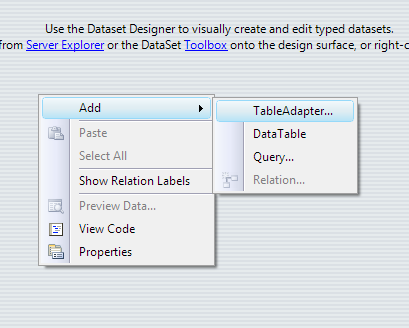 display barcodes in local reports run table adapter