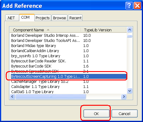 net add reference to capturerlib